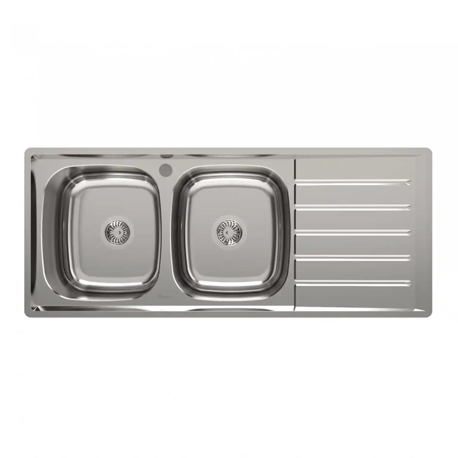 سینک ظرفشویی توکار بیمکث BS 921 ابعاد 50 * 120