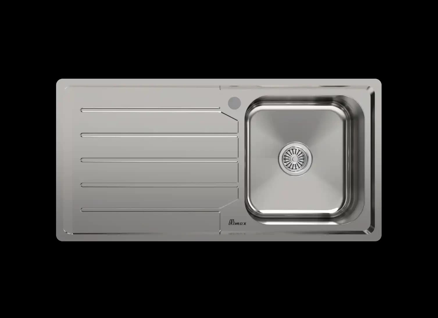 سینک ظرفشویی توکار بیمکث BS 936 ابعاد 50 * 100