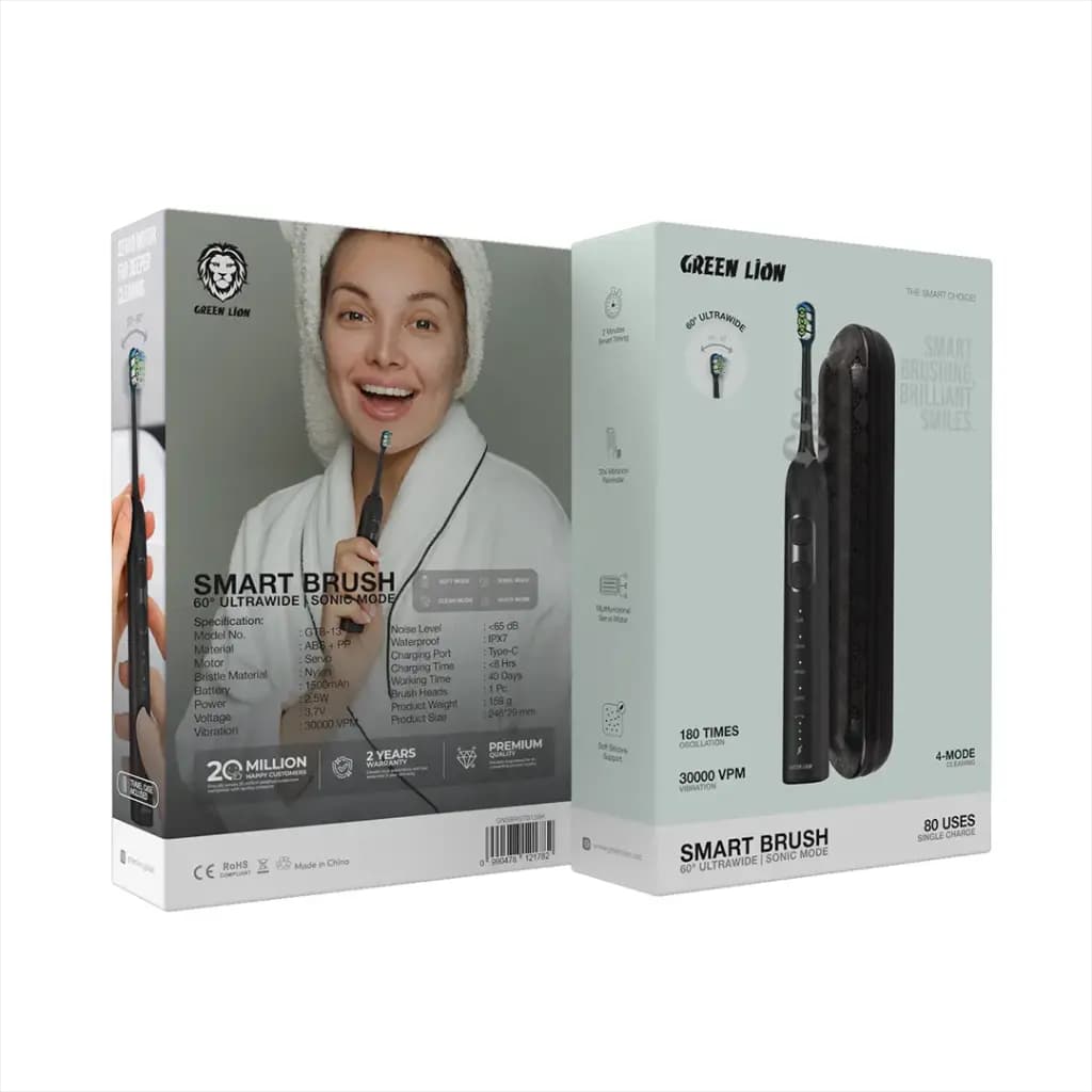 مسواک شارژی گرین GREEN SMART BRUSH 60° ULTRAWIDE — تصویر ۴