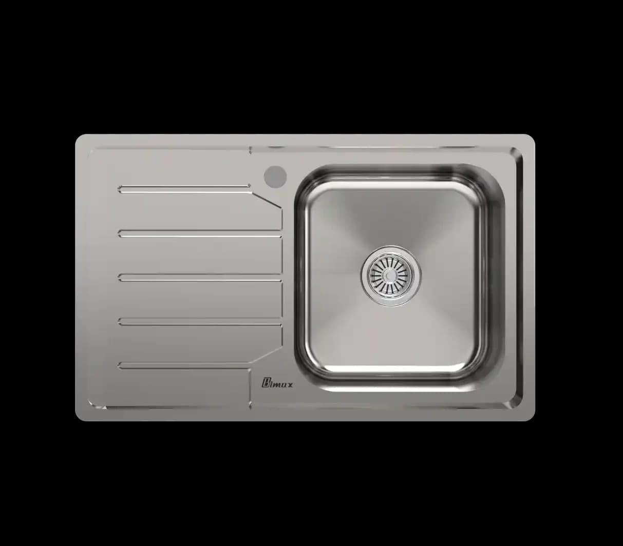 سینک ظرفشویی توکار بیمکث BS 932 ابعاد 50 * 80