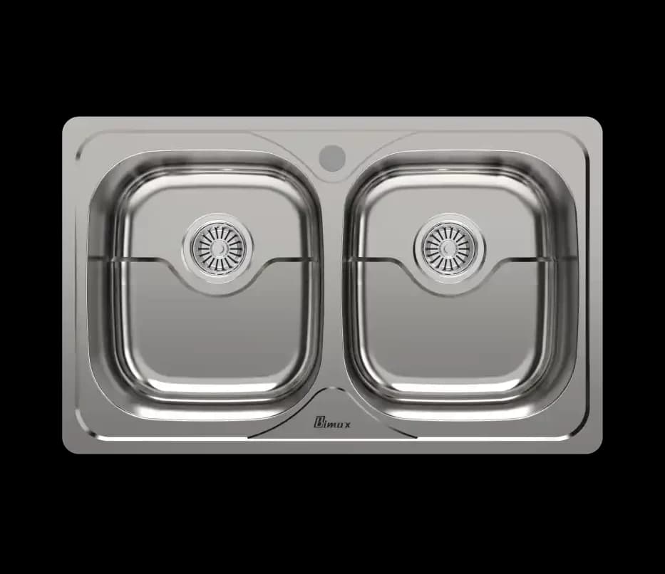 سینک ظرفشویی توکار بیمکث BS 934 ابعاد 50 * 80