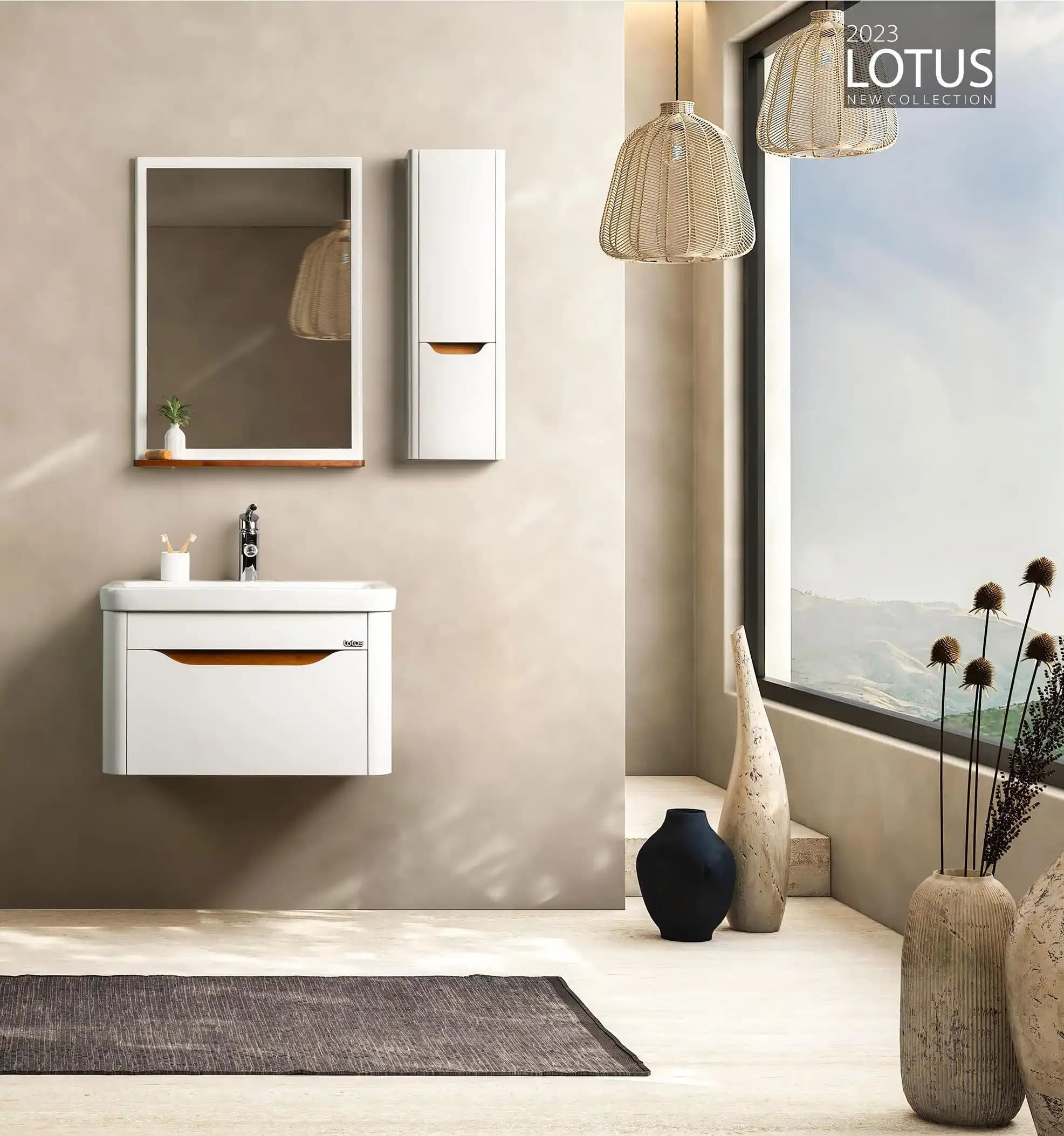کابینت و روشویی طرح مدرن کوئین QUEEN 700 ابعاد 46 * 70 سانتیمتر
