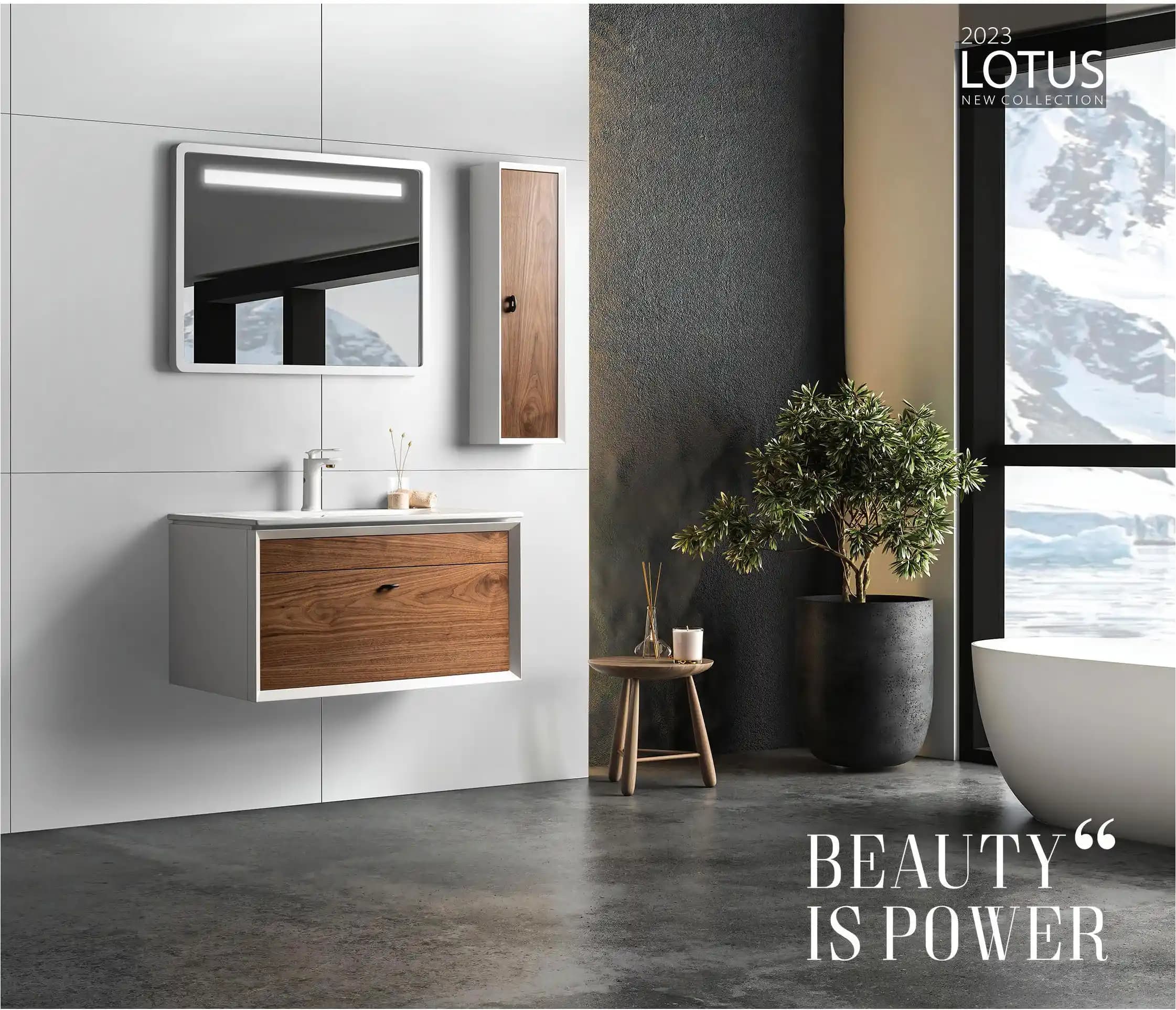 کابینت و روشویی طرح آرت دکو فارست FOREST ابعاد 46 * 81 سانتیمتر — تصویر ۴