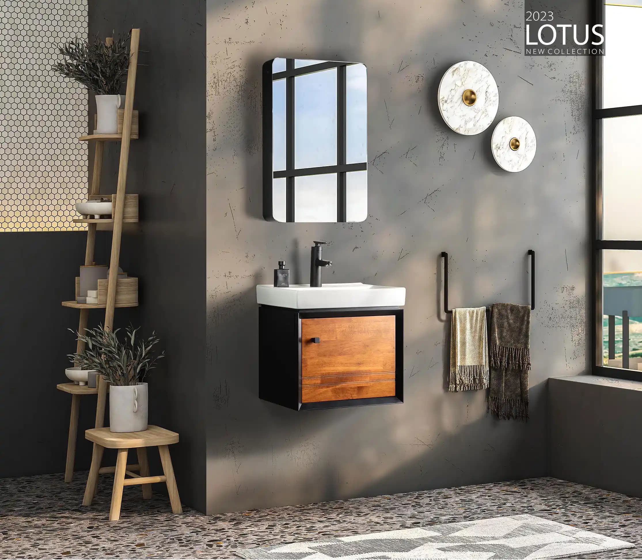 کابینت و روشویی طرح مدرن ویرجین VIRGIN 470 ابعاد 39 * 45 سانتیمتر — تصویر ۴