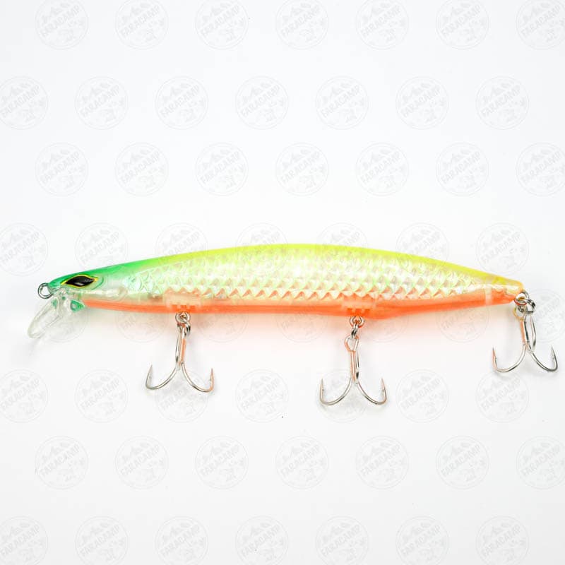 لور فلوت ریوجی ۱۴سانت، ۲۸ گرم مدل RYUJI FLASH MINNOW CHART BACK