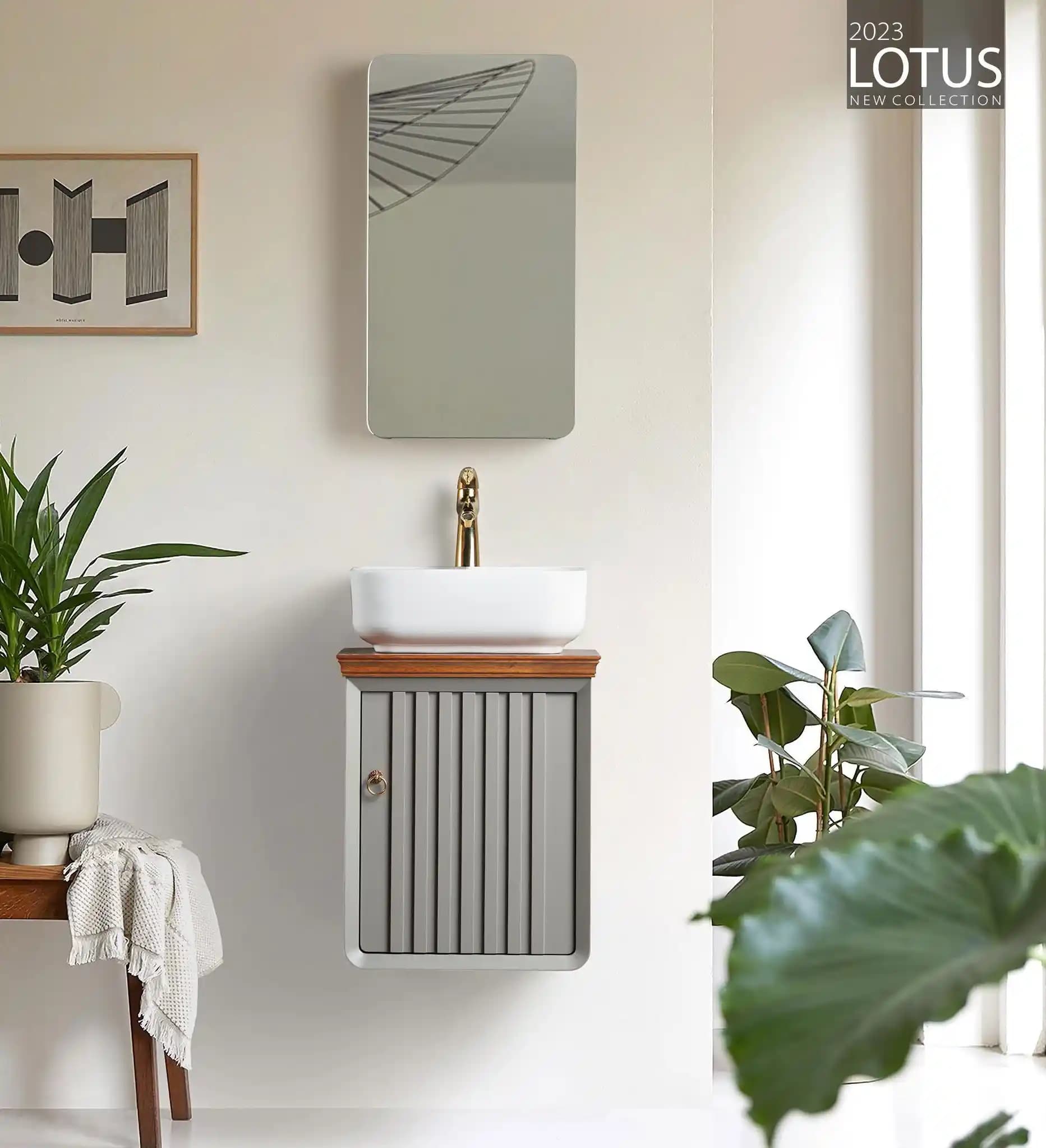 کابینت و روشویی طرح آرت دکو رم ROME ابعاد 40 * 43 سانتیمتر