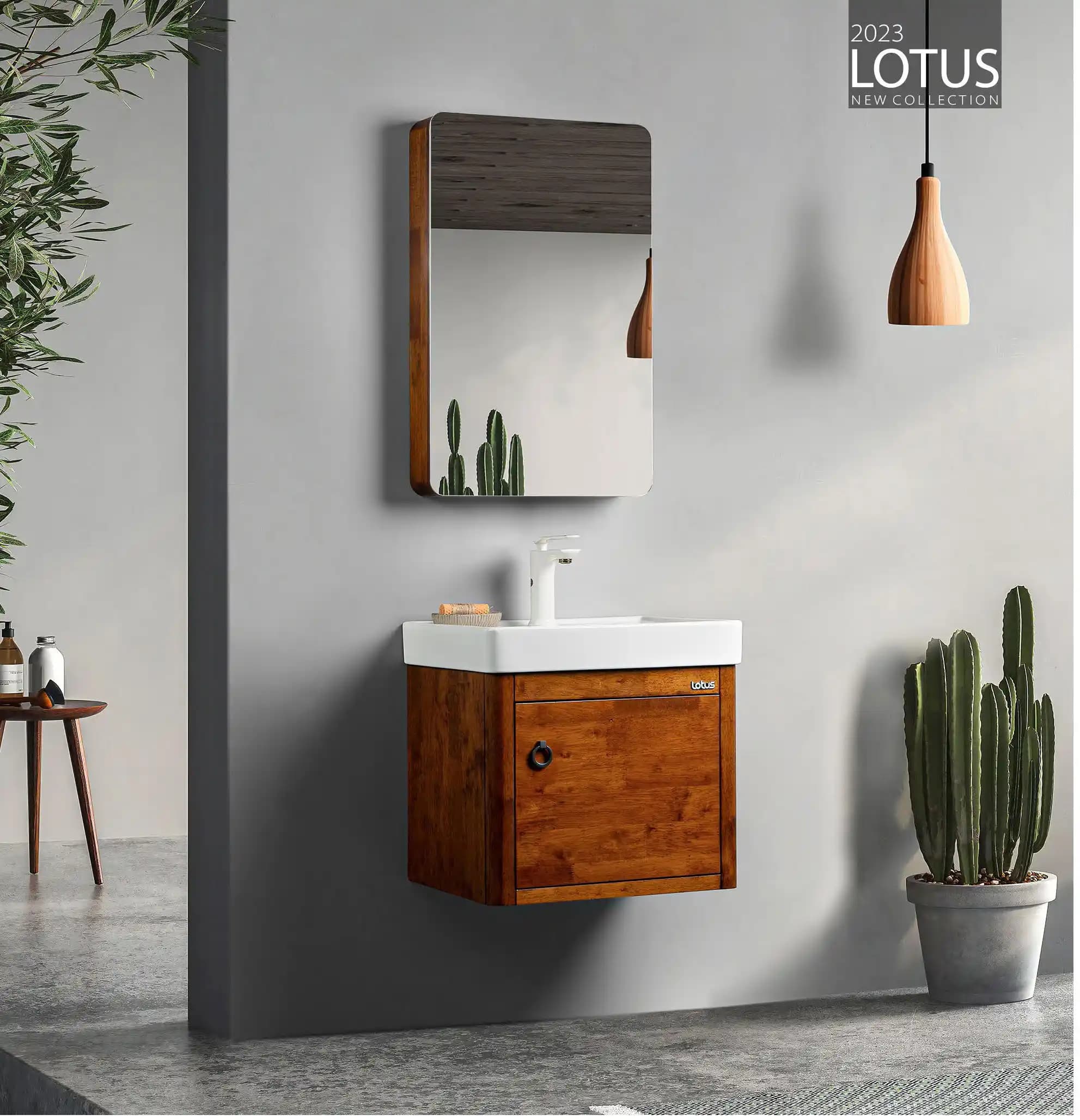 کابینت و روشویی طرح چوب سیگما Sigma ابعاد 41 * 49 سانتیمتر