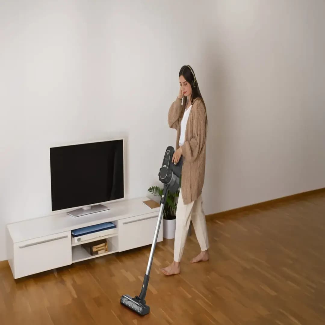 جارو شارژی گرین GREEN GLV-100 CORDLESS VACUUM CLEANER — تصویر ۷