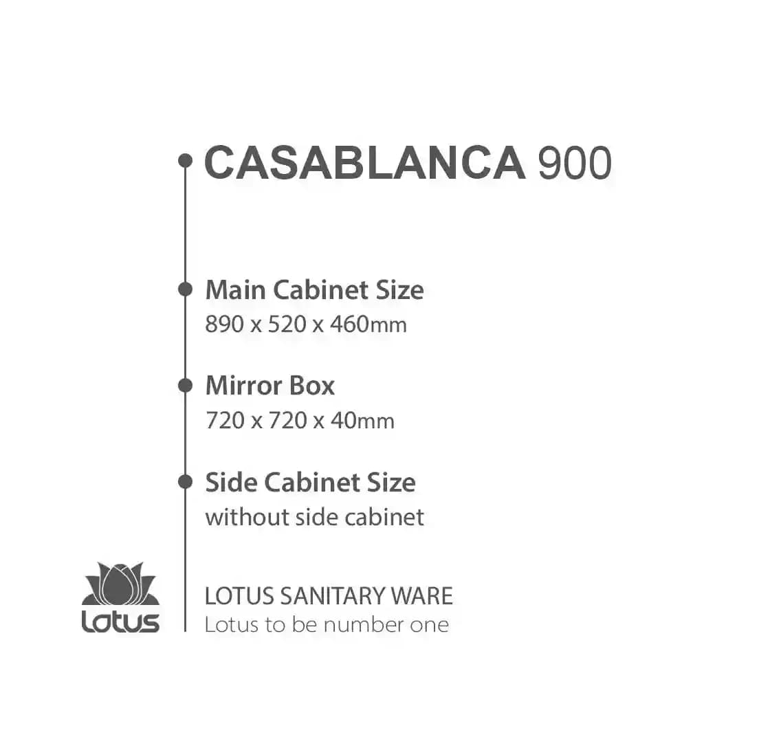 کابینت و روشویی طرح چوب کازابلانکا Casablanca ابعاد 52 * 89 سانتیمتر — تصویر ۴