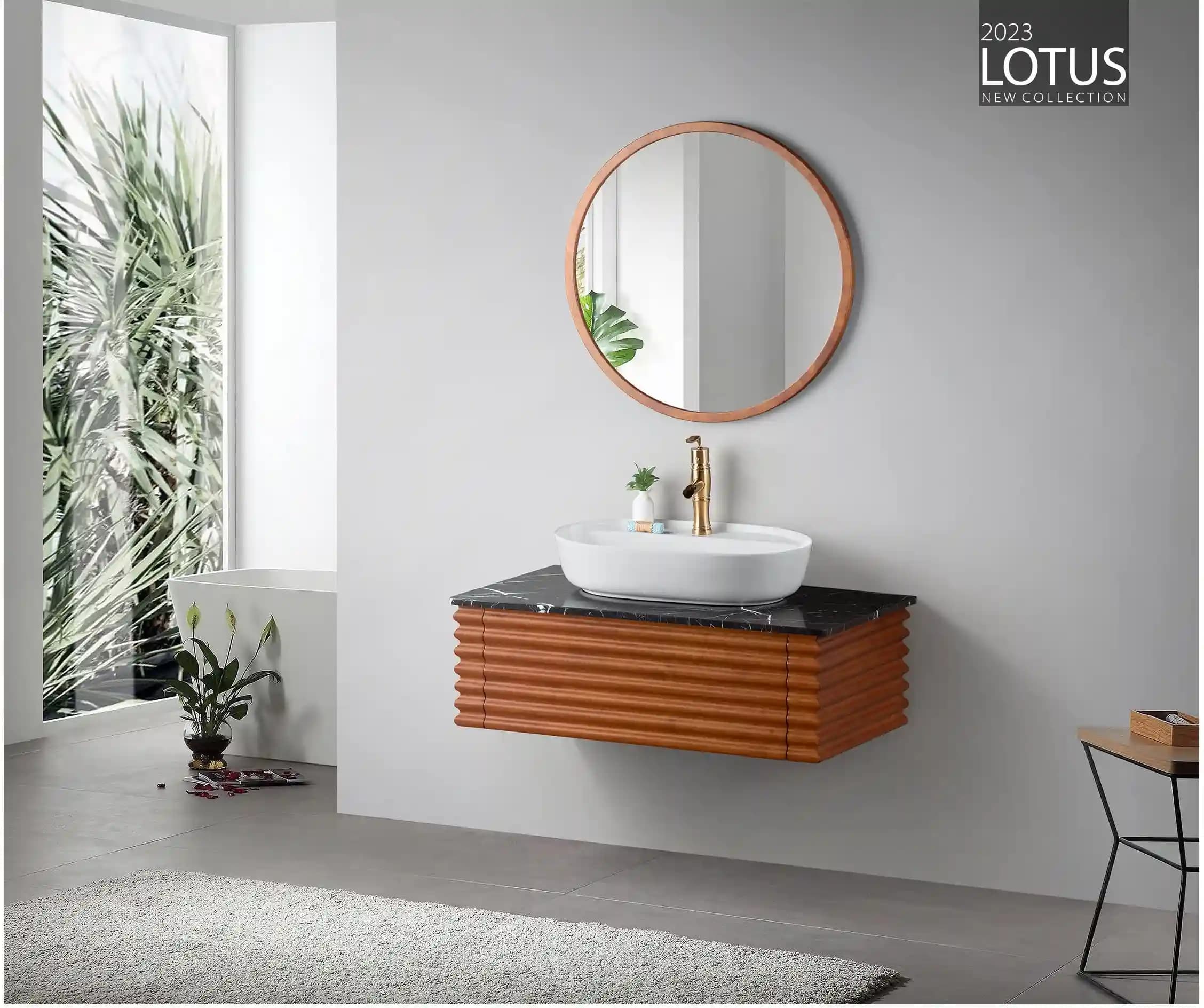 کابینت و روشویی طرح چوب کازابلانکا Casablanca ابعاد 52 * 89 سانتیمتر — تصویر ۳