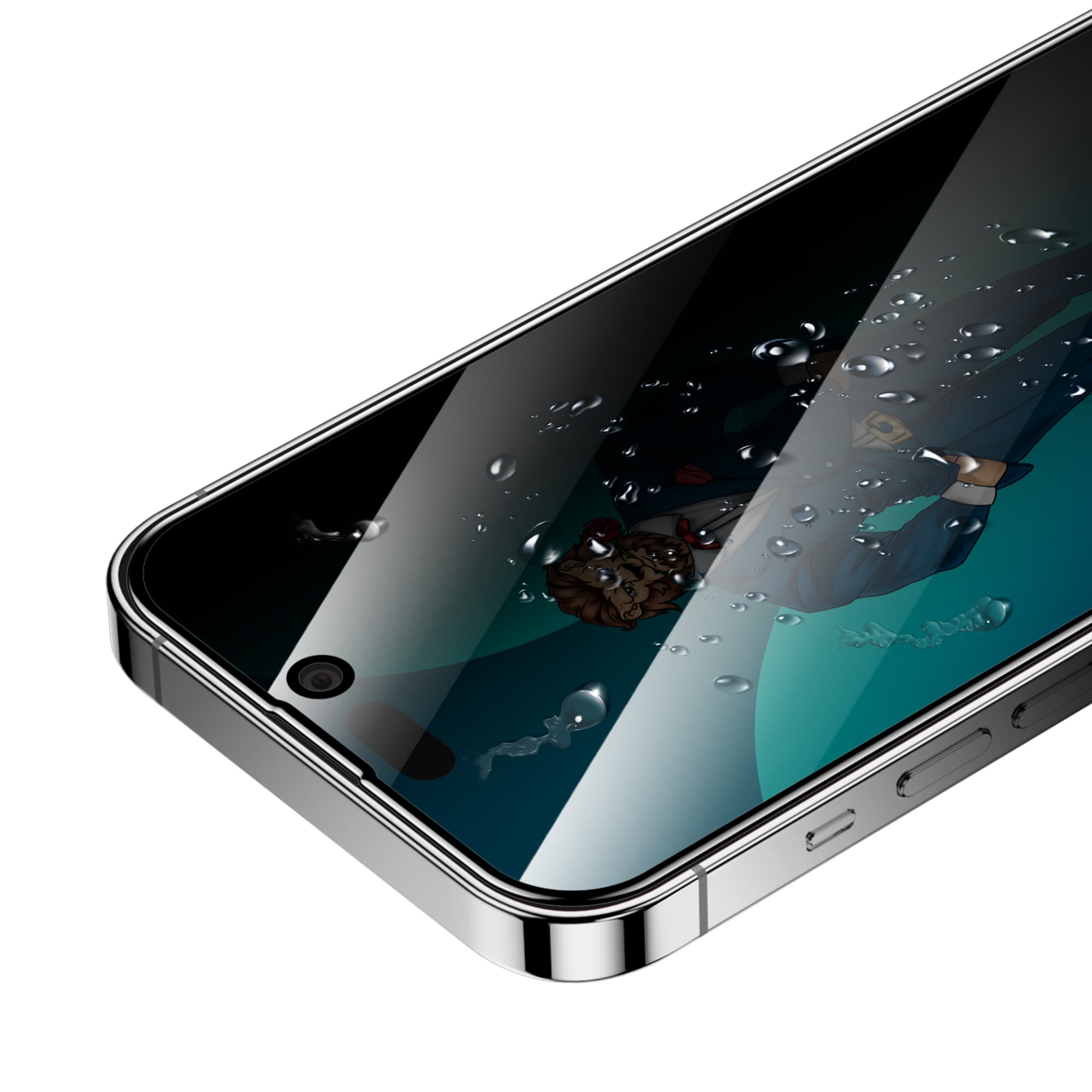 گلس گرین لاین برای iphone 13/13 pro مدل scratch privacy — تصویر ۲