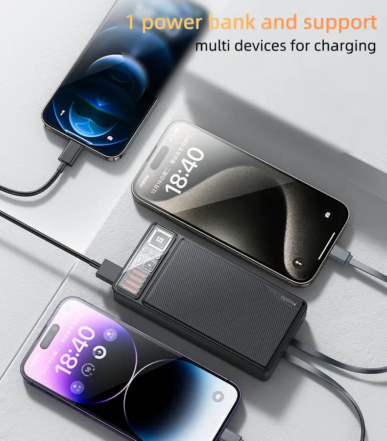 پاوربانک 20 وات یسیدو YESIDO YP56 با ظرفیت 20000mAh — تصویر ۸