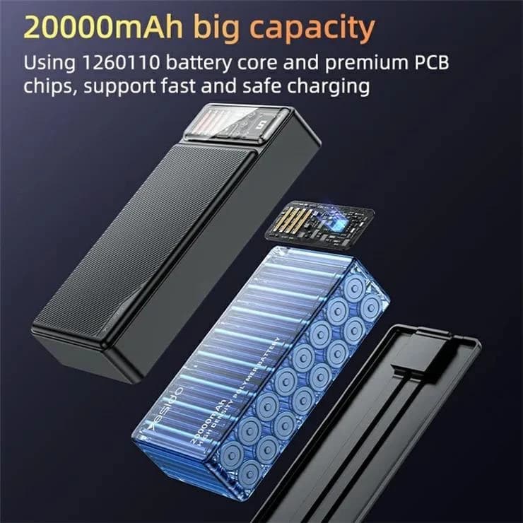 پاوربانک 20 وات یسیدو YESIDO YP56 با ظرفیت 20000mAh — تصویر ۳