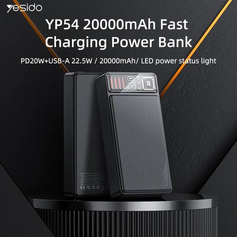 پاوربانک یسیدو YESIDO YP54 با ظرفیت 200000 میلی آمپر — تصویر ۲