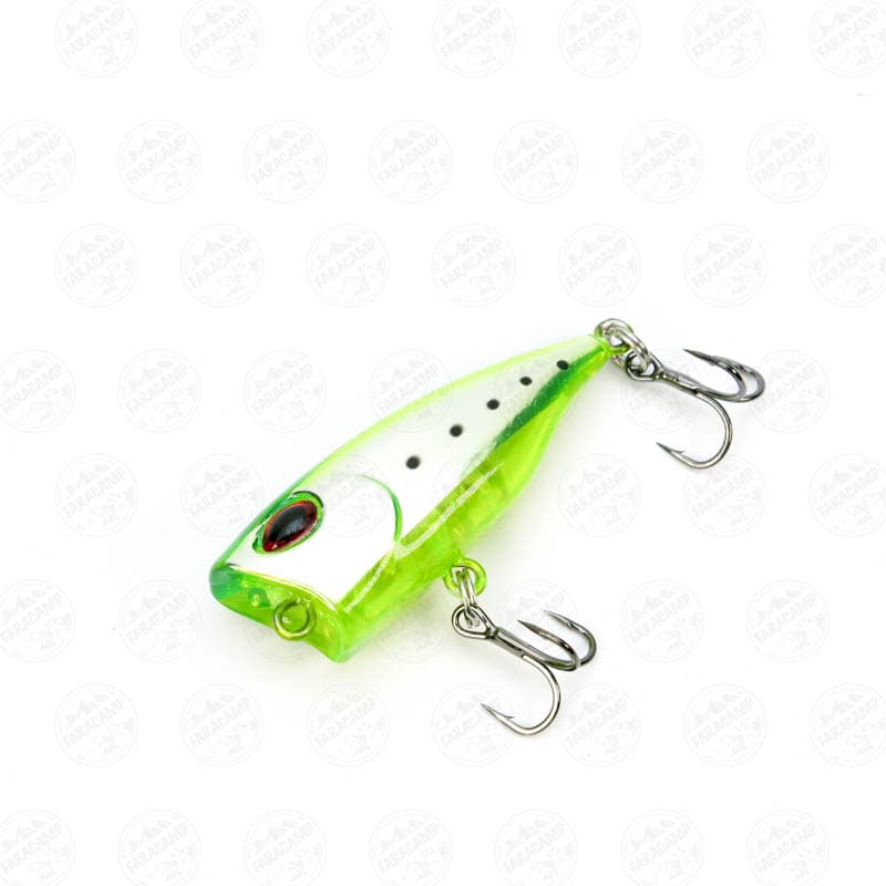 لور فلوت مینی پاپر ریوجی ۴ سانت، ۲.۸ گرم مدل RYUJI MINI POPPER GREEN CHART — تصویر ۳