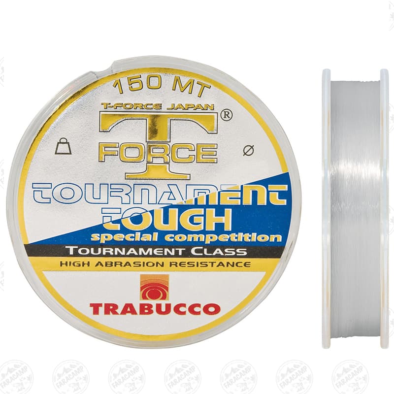 نخ ماهیگیری ترابوکو ایتالیا ۱۵۰ متر سایز ۰٫۱۸ مدل Trabucco TOURNAMENT TOUGH — تصویر ۲