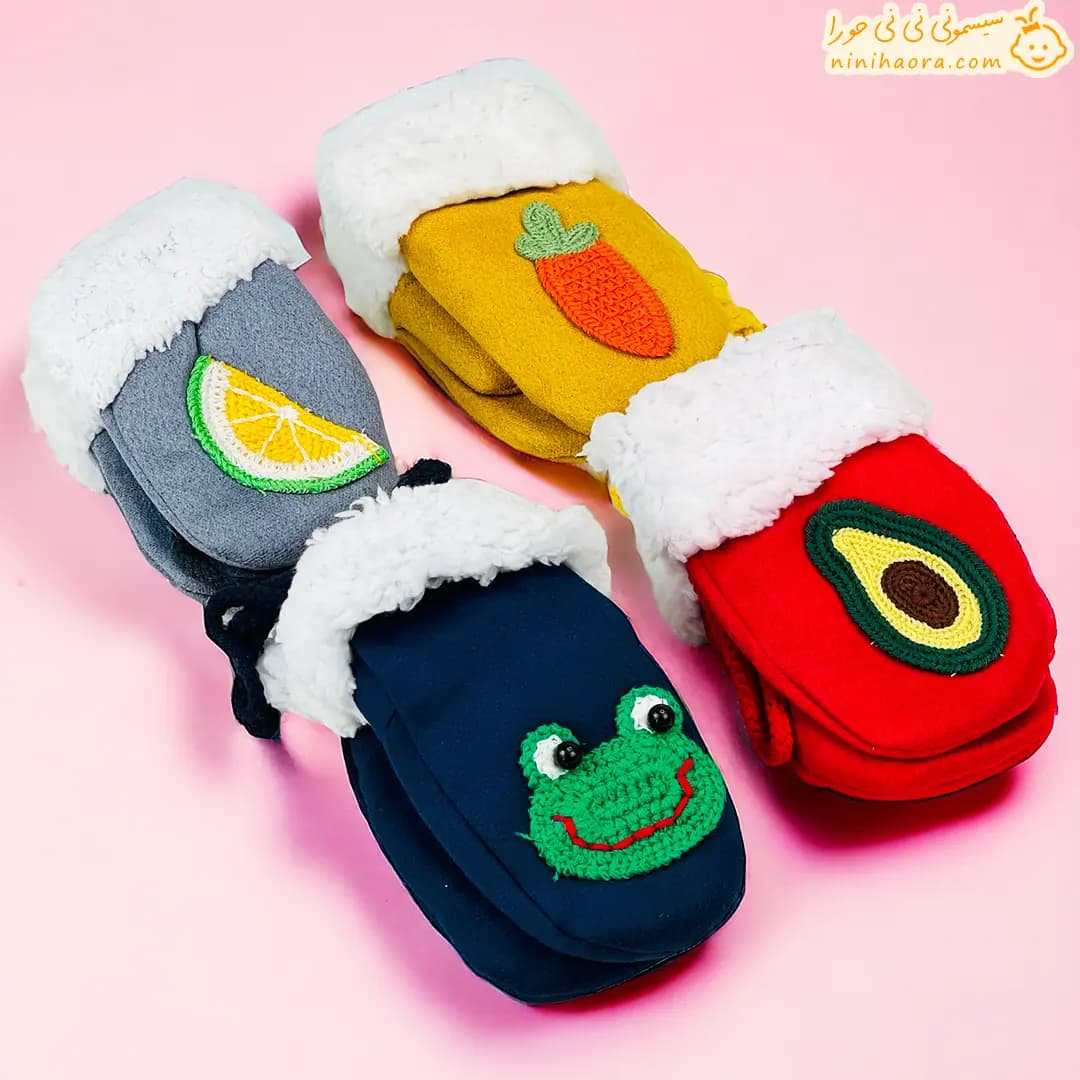 دستکش تک انگشتی حوله ای — تصویر ۵