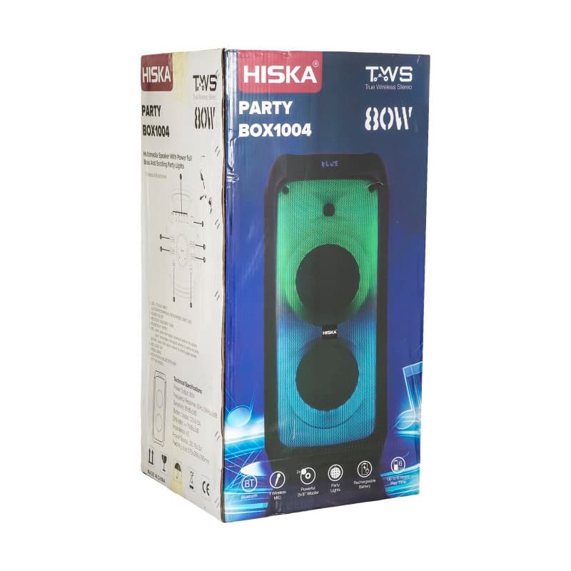 اسپیکر بلوتوثی هیسکا مدل Hiska Party Box 1004 — تصویر ۲