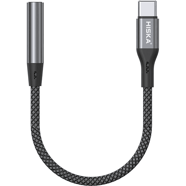 کابل تبدیل لایتنینگ به AUX هیسکا مدل Hiska W48