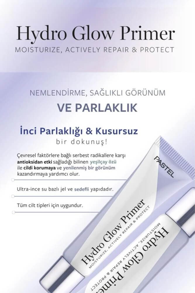 پرایمر پاستل مدل Hydro Glow Primer حجم 30 میل — تصویر ۶