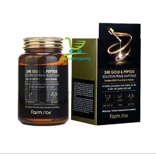 آمپول فارم استی ضد چروک و روشن کننده طلا Farm Stay 24k Gold
