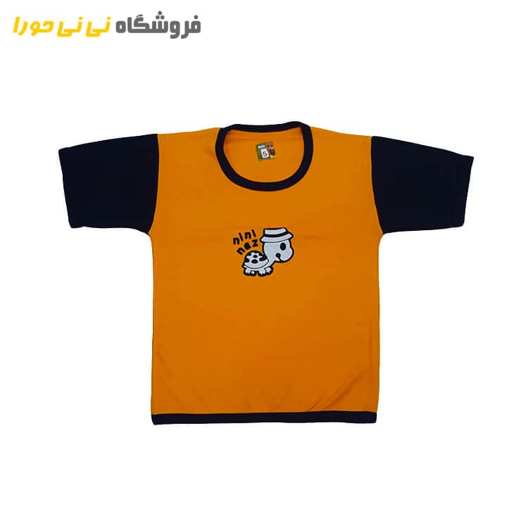 بلوز و شلوار نخی طرح لاک پشت نی نی ناز — تصویر ۴
