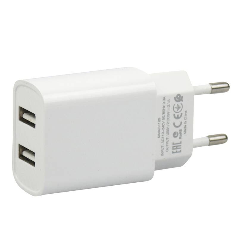 شارژر دیواری هیسکا مدل H-109 همراه با کابل Lightning — تصویر ۲