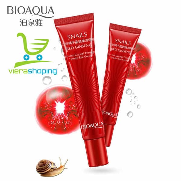 کرم ضد چروک دورچشم جنسینگ و حلزون بیوآکوا BIOAQUA — تصویر ۳