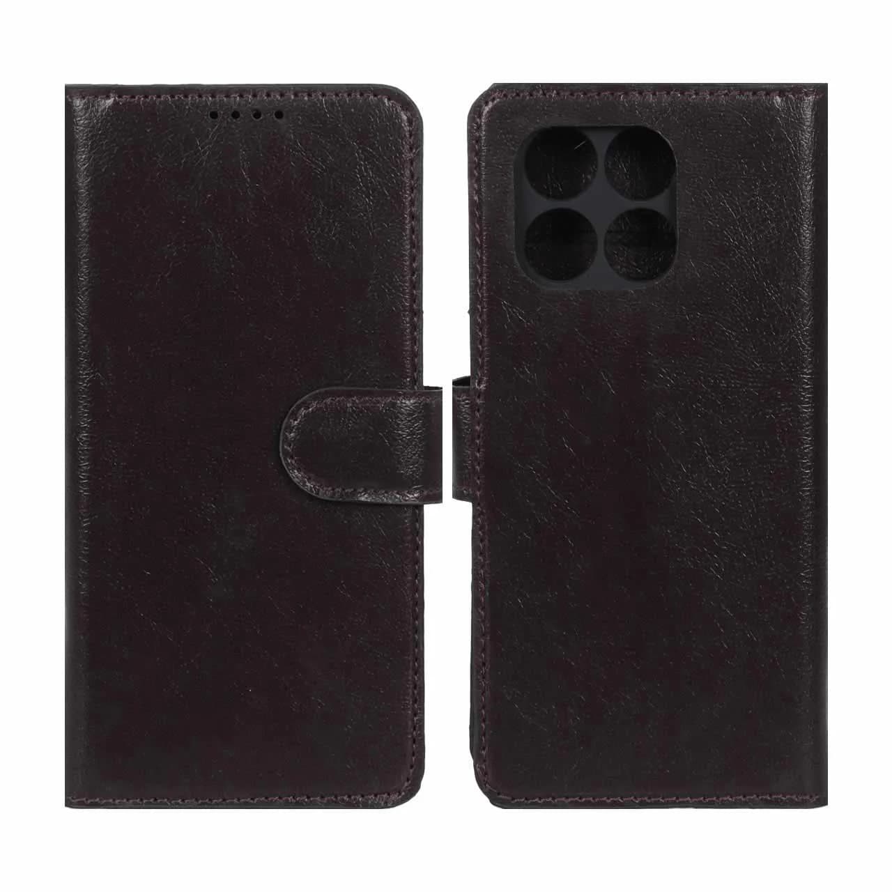کیف موبایل چرمی مگنتی محافظ لنزدار Xiaomi Poco X6 Pro 5G / Redmi K70E — تصویر ۵