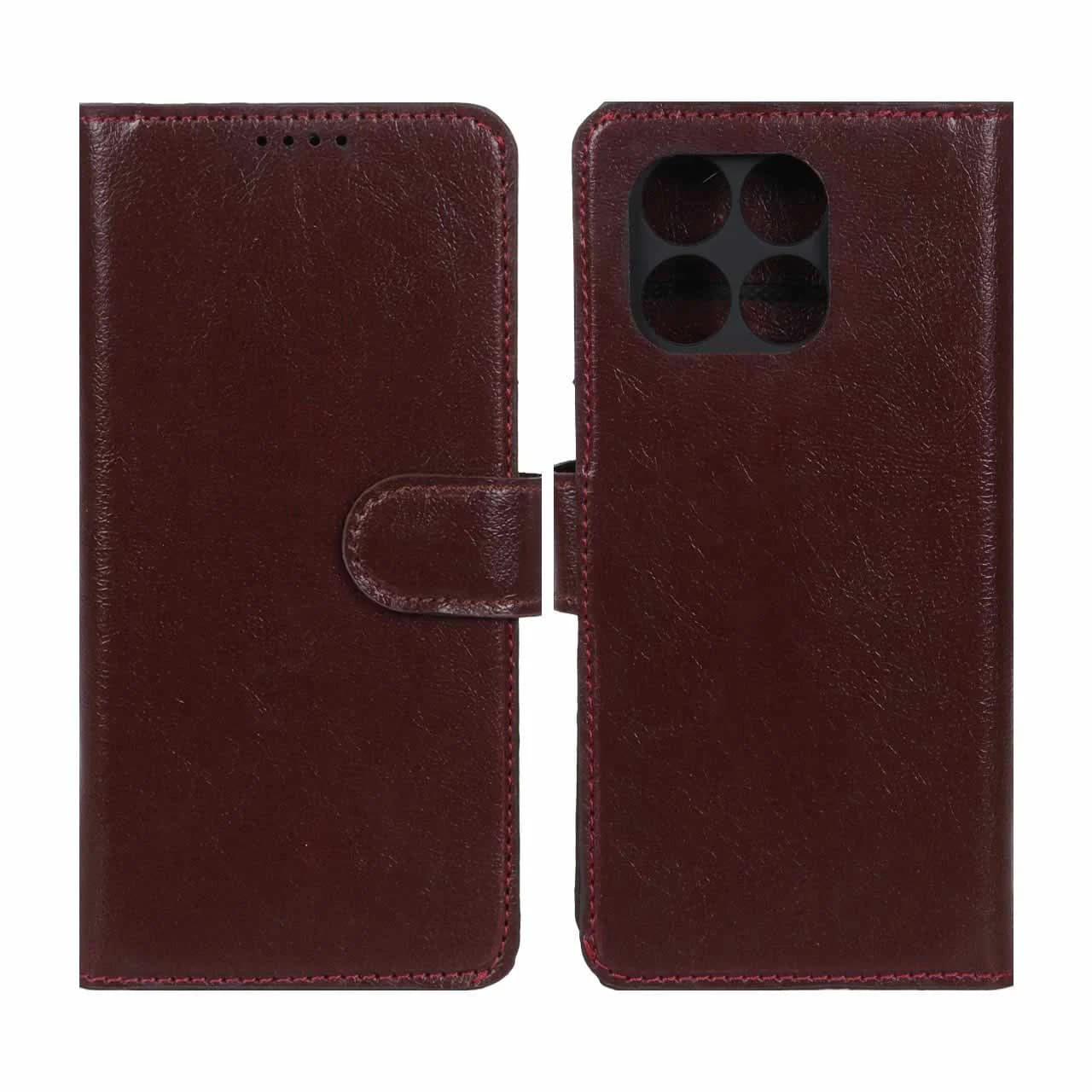 کیف موبایل چرمی مگنتی محافظ لنزدار Xiaomi Poco X6 Pro 5G / Redmi K70E