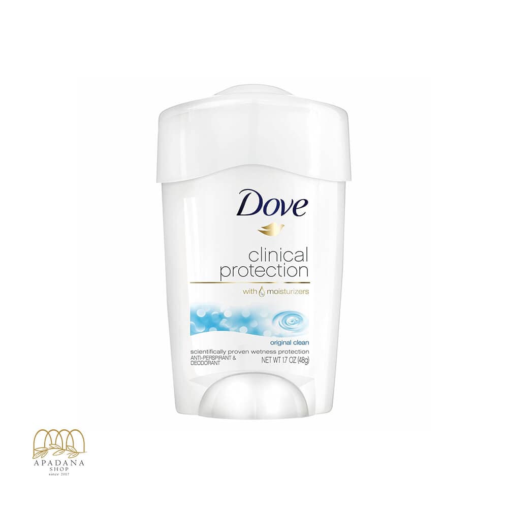 مام کلینیکال داو Dove مدل Original Clean آبی حجم 48 گرم