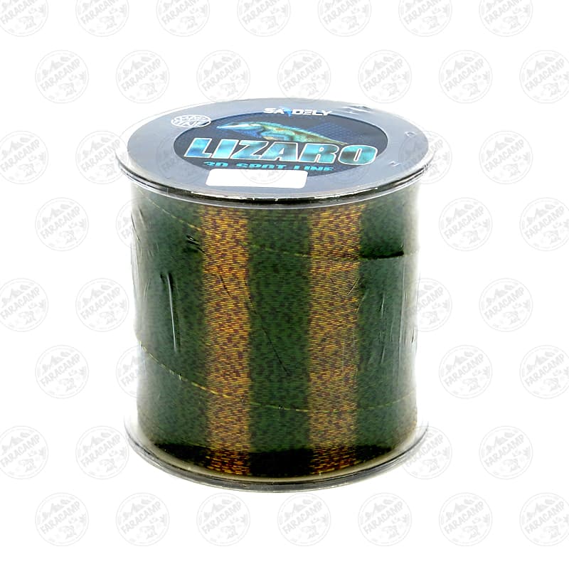 نخ ماهیگیری استتار سبز لیزارو ۵۰۰ متر سایز ۰.۳۵،LIZARO 3D SPOT LINE