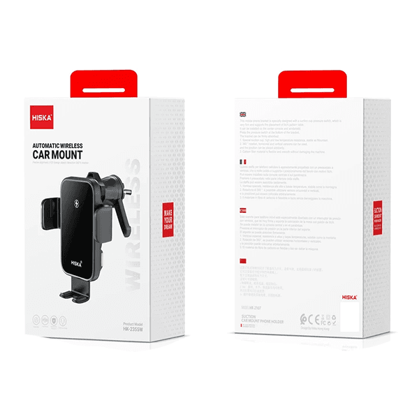 پایه نگهدارنده و شارژر وایرلس گوشی موبایل هیسکا مدل HK-2355W — تصویر ۲