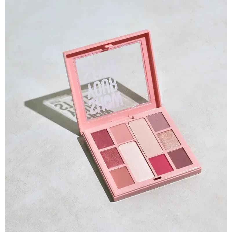 پالت سایه چشم 10 رنگ پاستل Pastel مدل Rosy — تصویر ۲