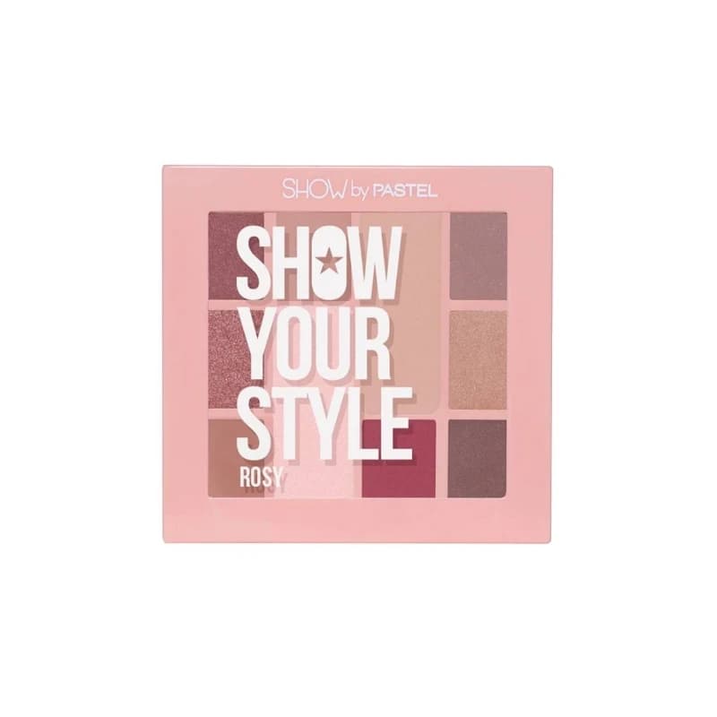 پالت سایه چشم 10 رنگ پاستل Pastel مدل Rosy — تصویر ۶