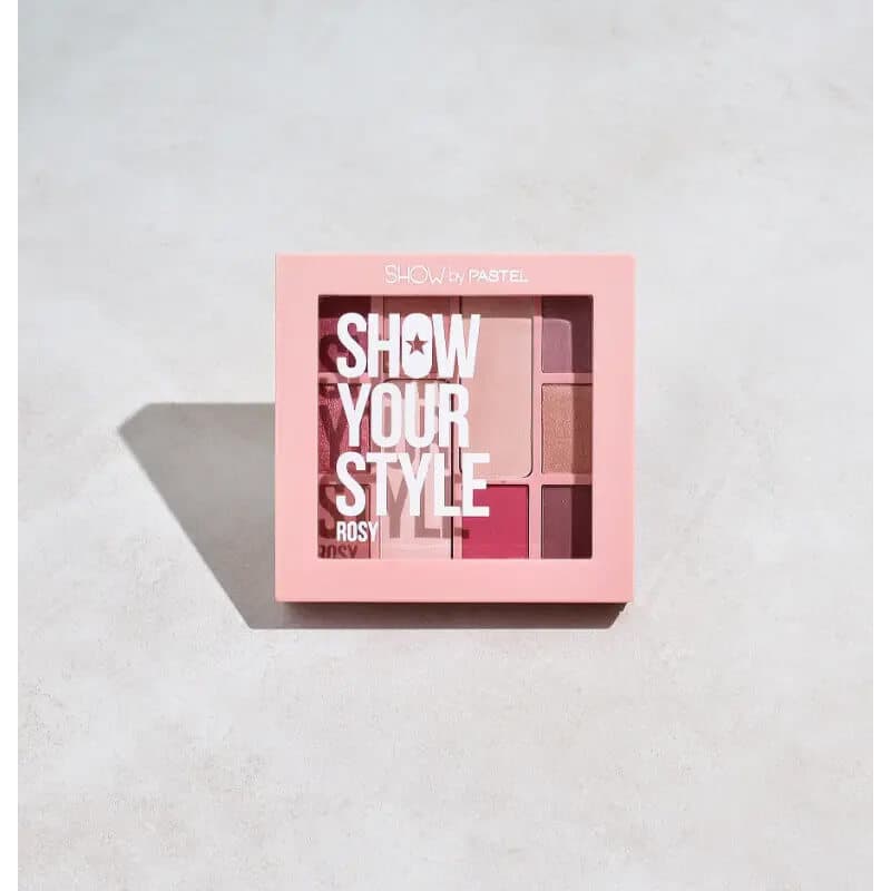 پالت سایه چشم 10 رنگ پاستل Pastel مدل Rosy — تصویر ۴