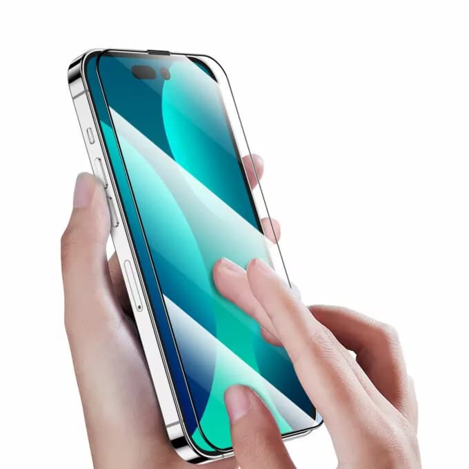 گلس گرین لاین برای اپل Iphone 14 مدل Desert round edge — تصویر ۴