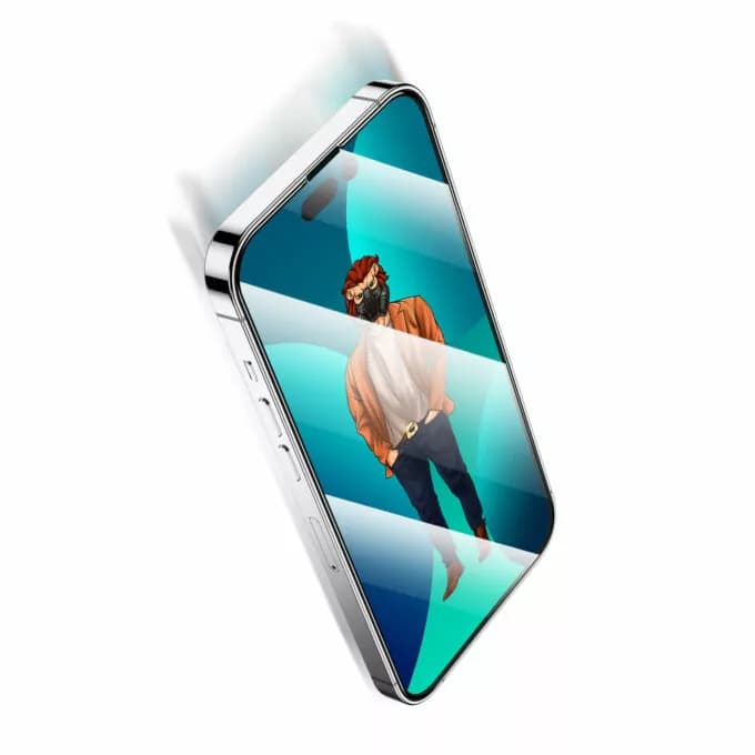 گلس گرین لاین برای اپل Iphone 14 plus مدل Desert round edge — تصویر ۲