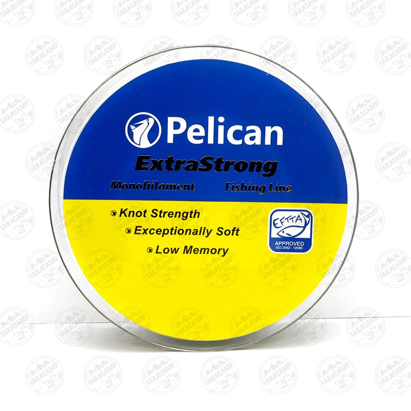 نخ نایلونی ماهیگیری پلیکان ۲۵۰ متری سایز ۰.۴۰ , Pelican Extra Strong 0.40 mm — تصویر ۴