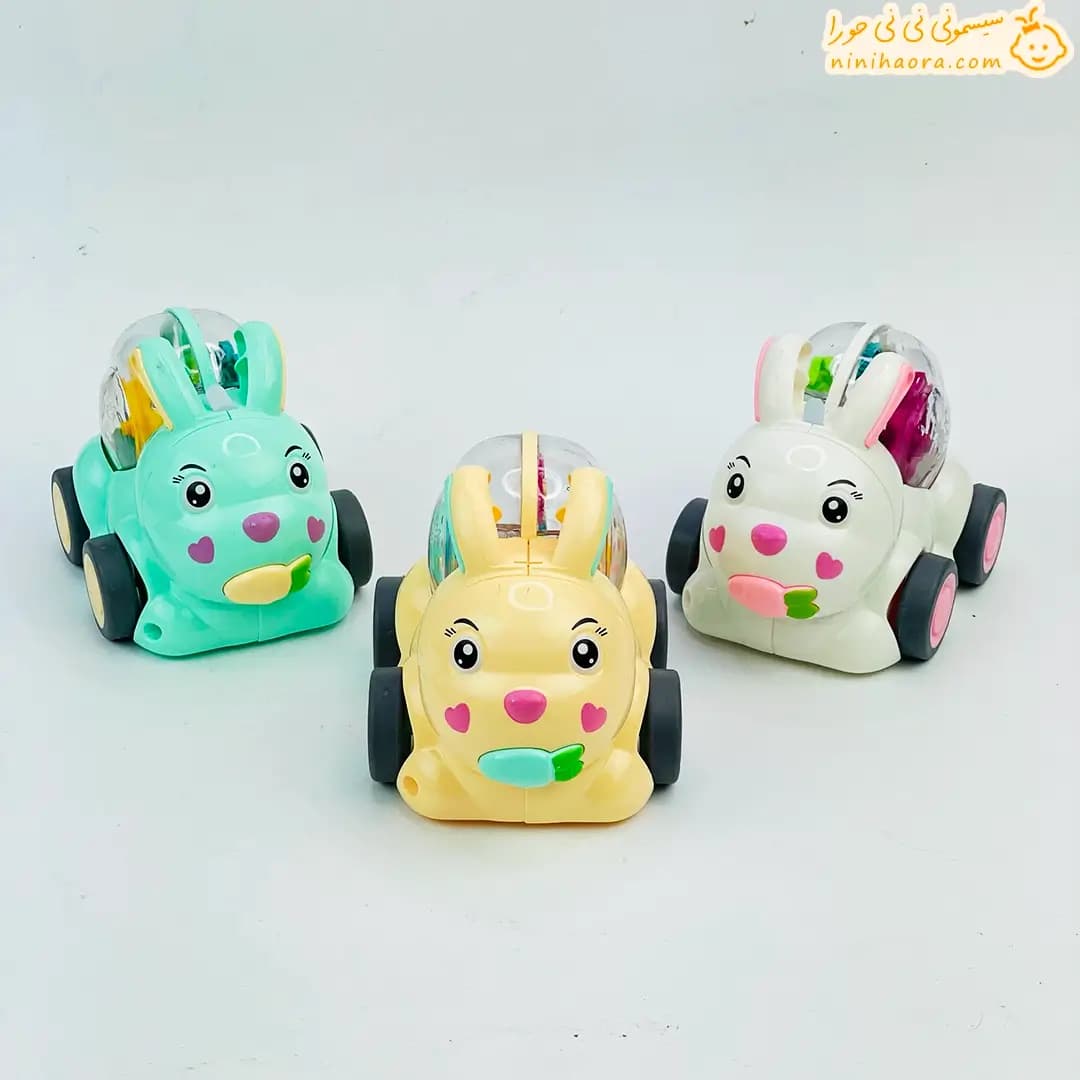 اسباب بازی طرح خرگوش چرخ دنده‌ای شیشه‌ای — تصویر ۷