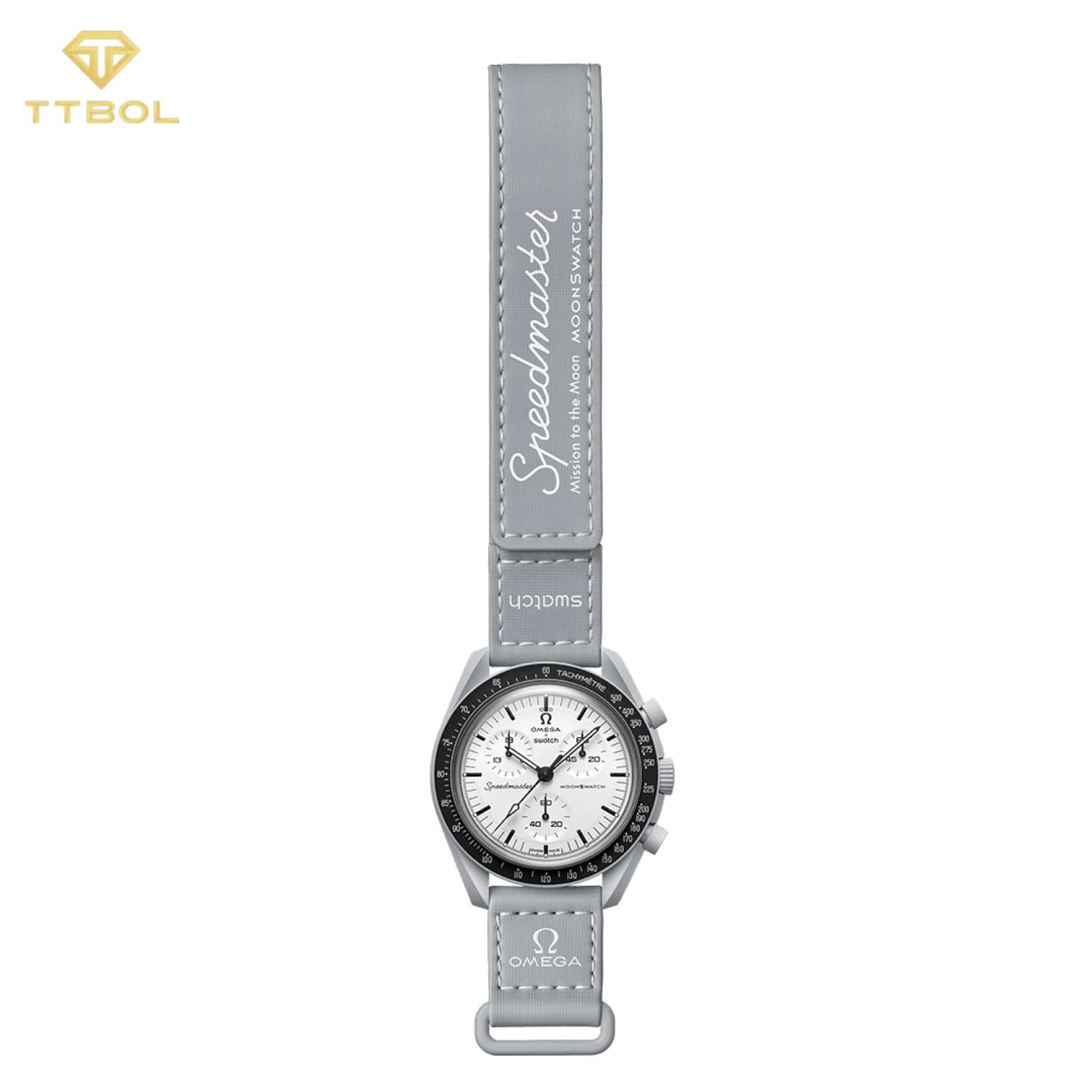 ساعت مچی امگا سواچ 1965 OMEGA SWATCH MOONSWATCH 1965 SO33M106 — تصویر ۷