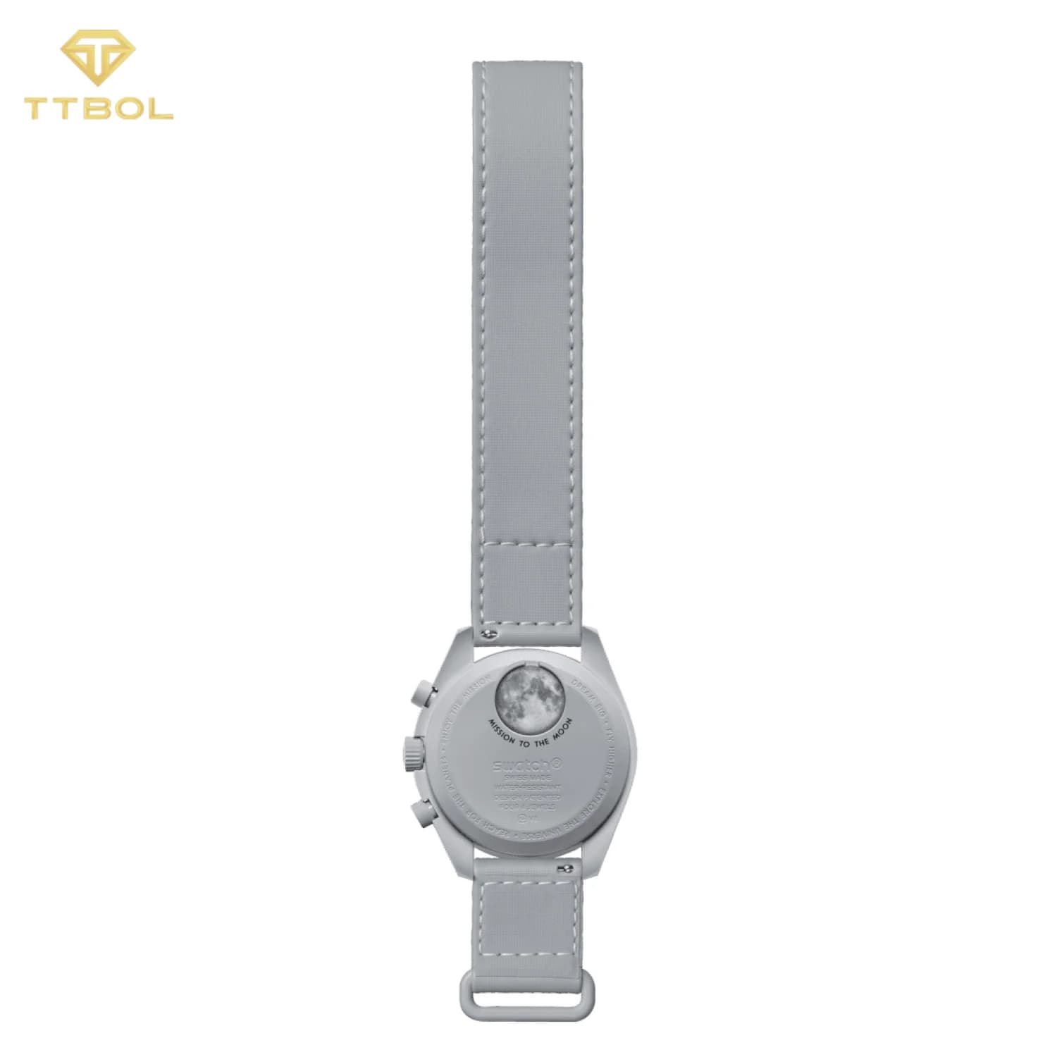ساعت مچی امگا سواچ 1965 OMEGA SWATCH MOONSWATCH 1965 SO33M106 — تصویر ۸