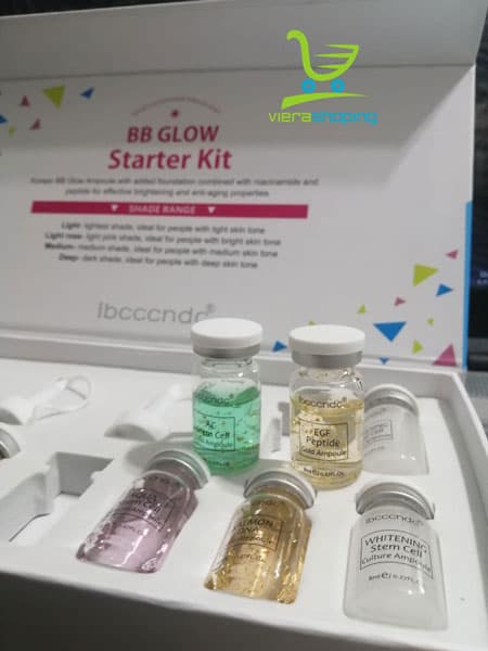 پک کوکتل زیرساز وکرم پودر دائمBB GLOW STARTER KIT — تصویر ۳