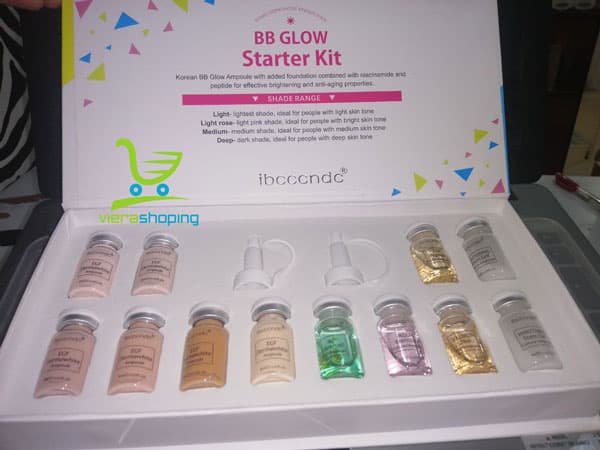 پک کوکتل زیرساز وکرم پودر دائمBB GLOW STARTER KIT — تصویر ۲
