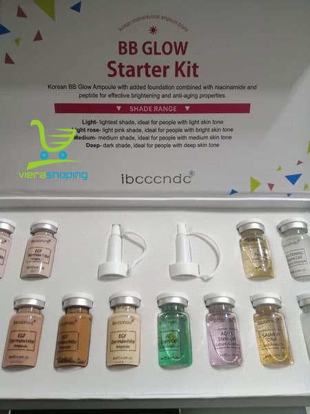 پک کوکتل زیرساز وکرم پودر دائمBB GLOW STARTER KIT — تصویر ۴