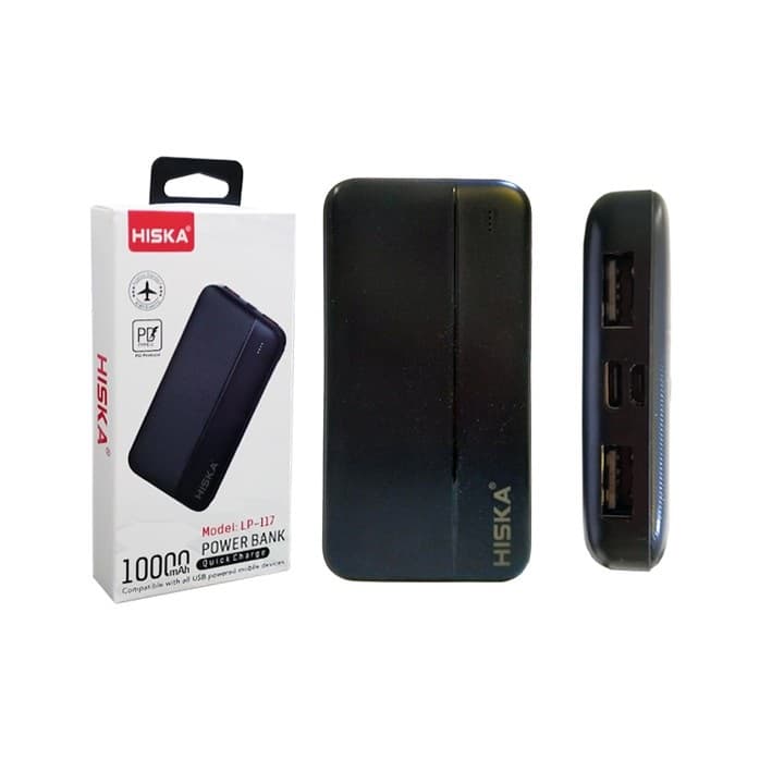 پاوربانک هیسکا مدل LP-117 ظرفیت 10000 میلی آمپر ساعت