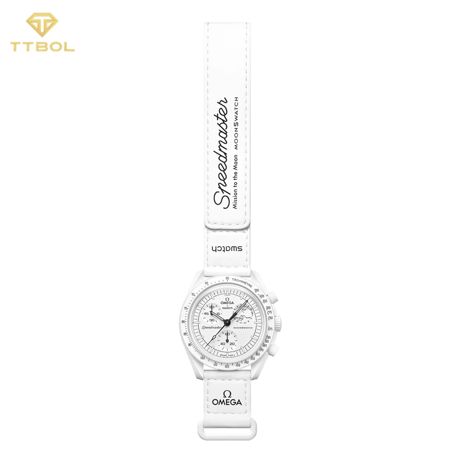 ساعت مچی امگا سواچ اسنوپی OMEGA SWATCH MISSION TO THE MOONPHASE SO33W700 — تصویر ۸