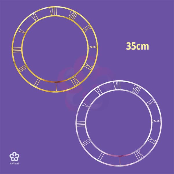 استیکر رینگ ساعت رومی کد 1 در 6 سایز — تصویر ۷