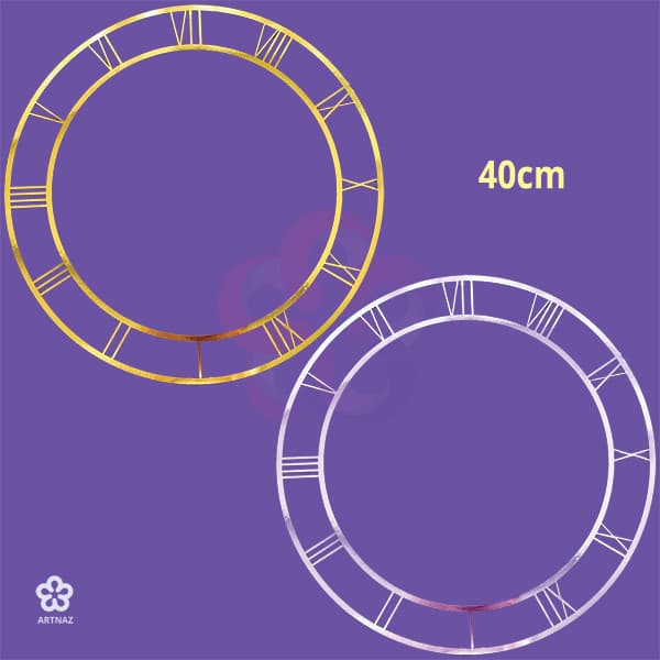 استیکر رینگ ساعت رومی کد 1 در 6 سایز — تصویر ۸
