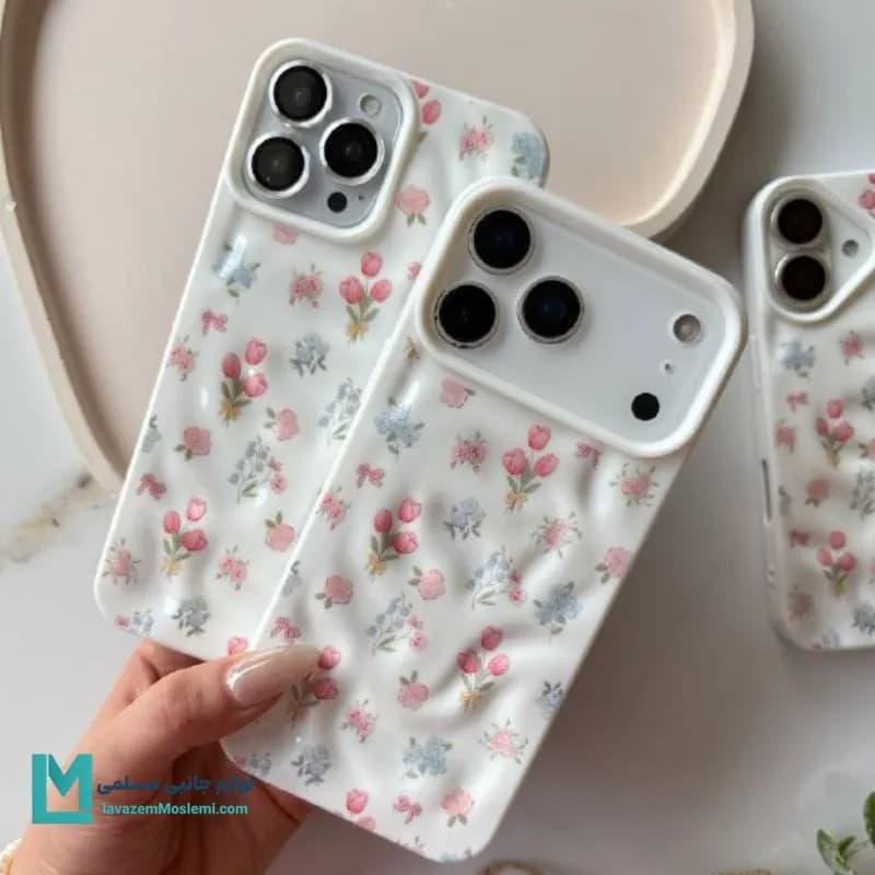 قاب گوشی فانتزی موج گل بهاری کد C3752 | لوازم جانبی مسلمی